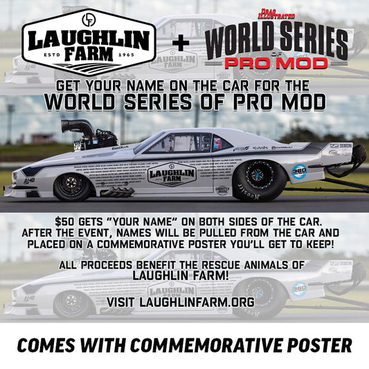 Get your Name on the Car for the World Series of Pro Mod